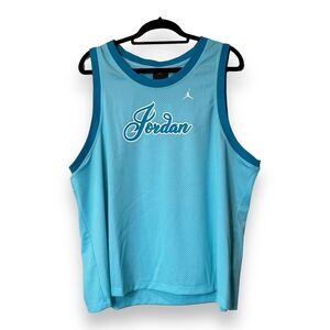 Air Jordan Jersey Womens Small Jumpman 23 Mesh Tank Aqua Blue XXL DZ3369 464